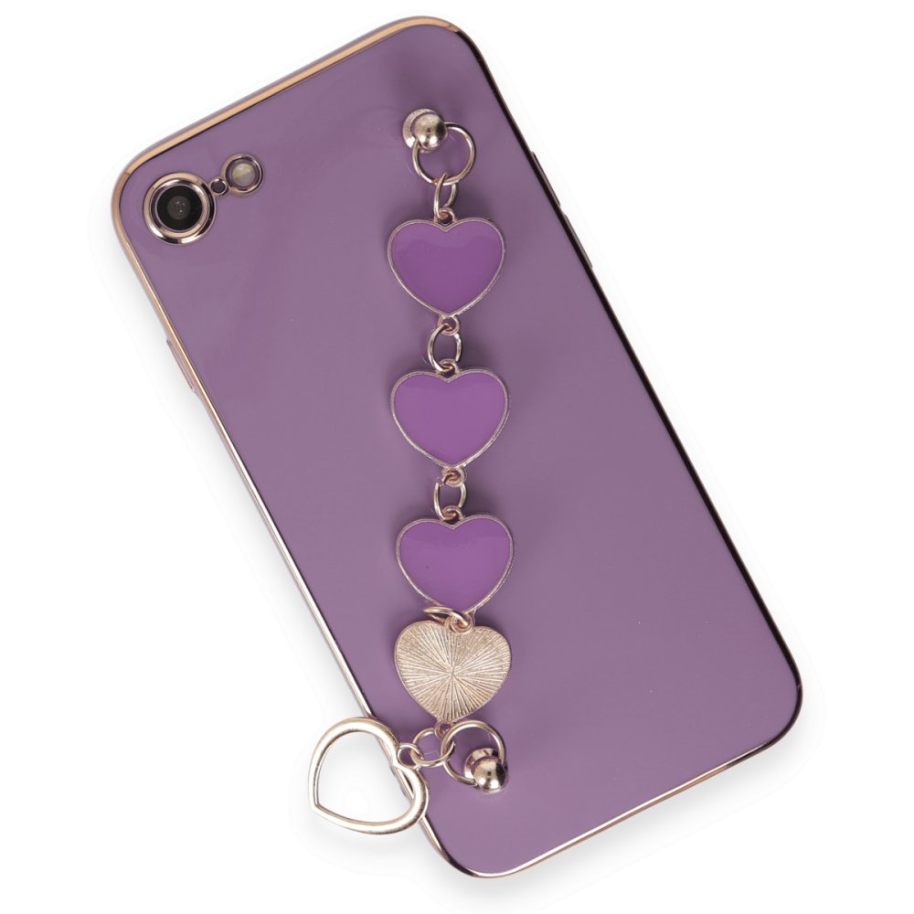  iPhone 7 Kılıf Esila Silikon - Mor
