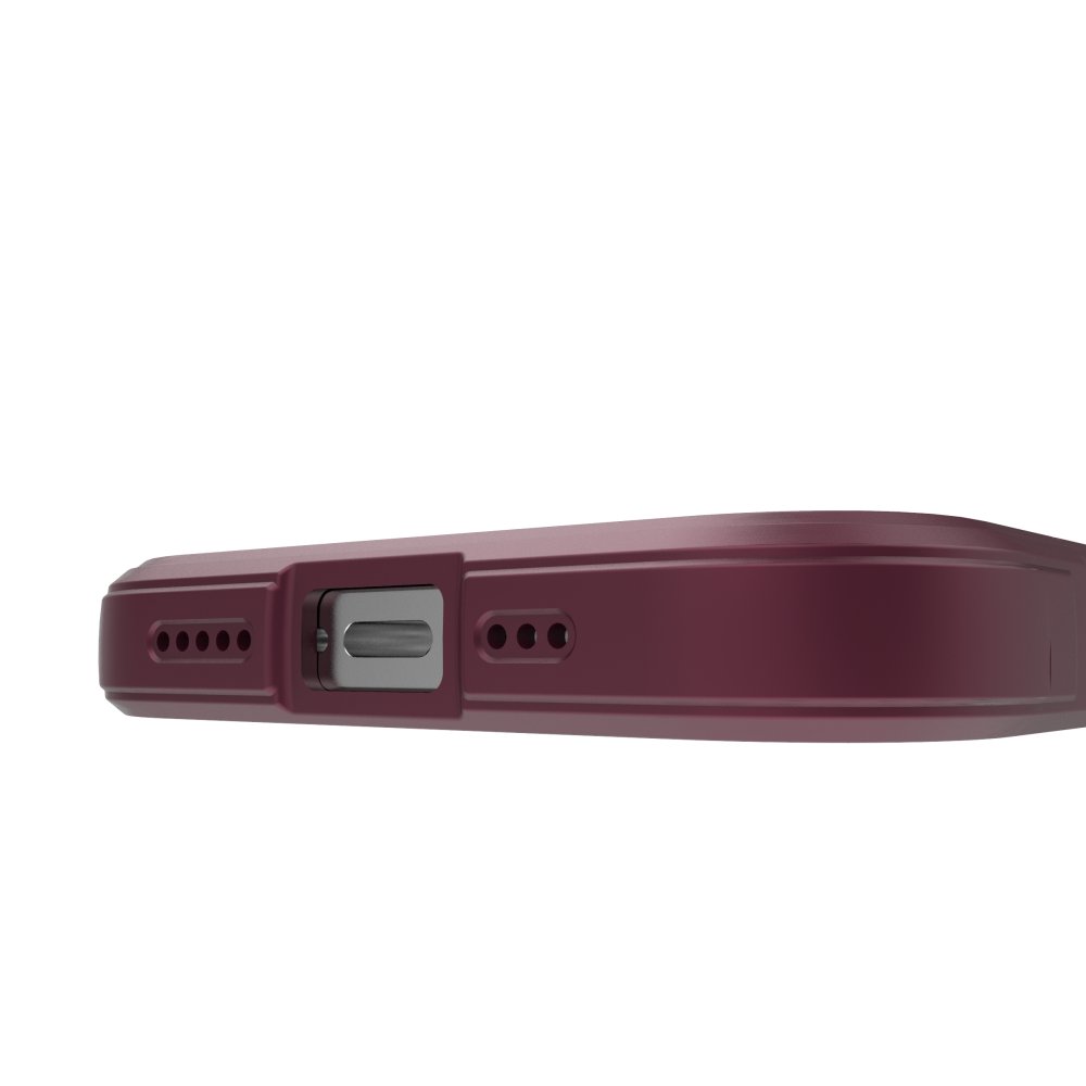 iPhone 15 Pro Kılıf Optimum Silikon - Bordo iPhone 15 Pro Kılıf Optimum Silikon - Bordo