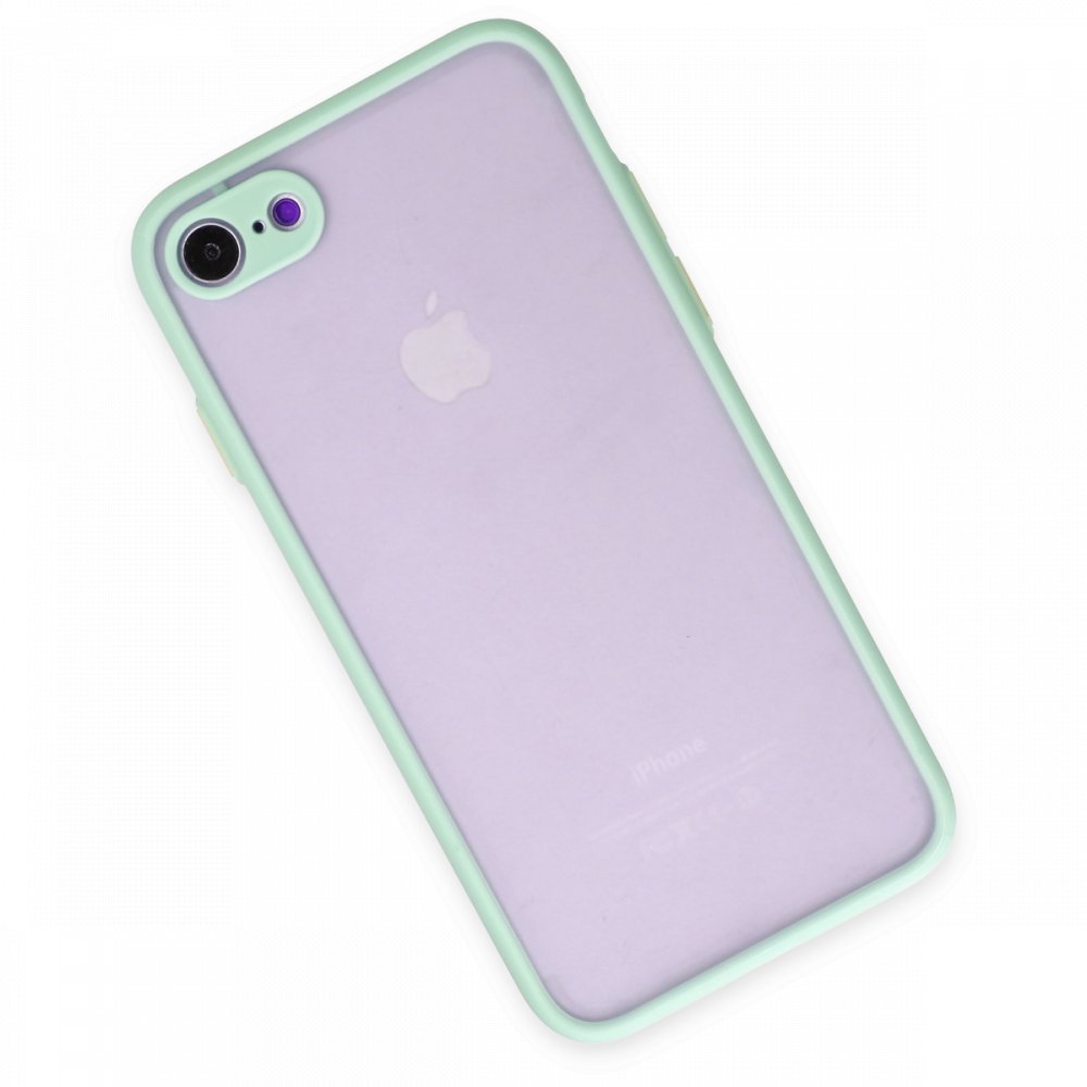  iPhone 8 Kılıf Montreal Silikon Kapak - Turkuaz