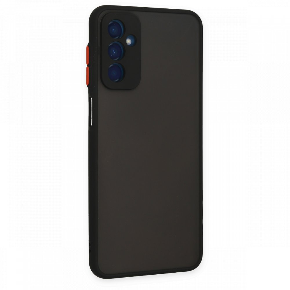  Samsung Galaxy M23 Kılıf Montreal Silikon Kapak - Siyah