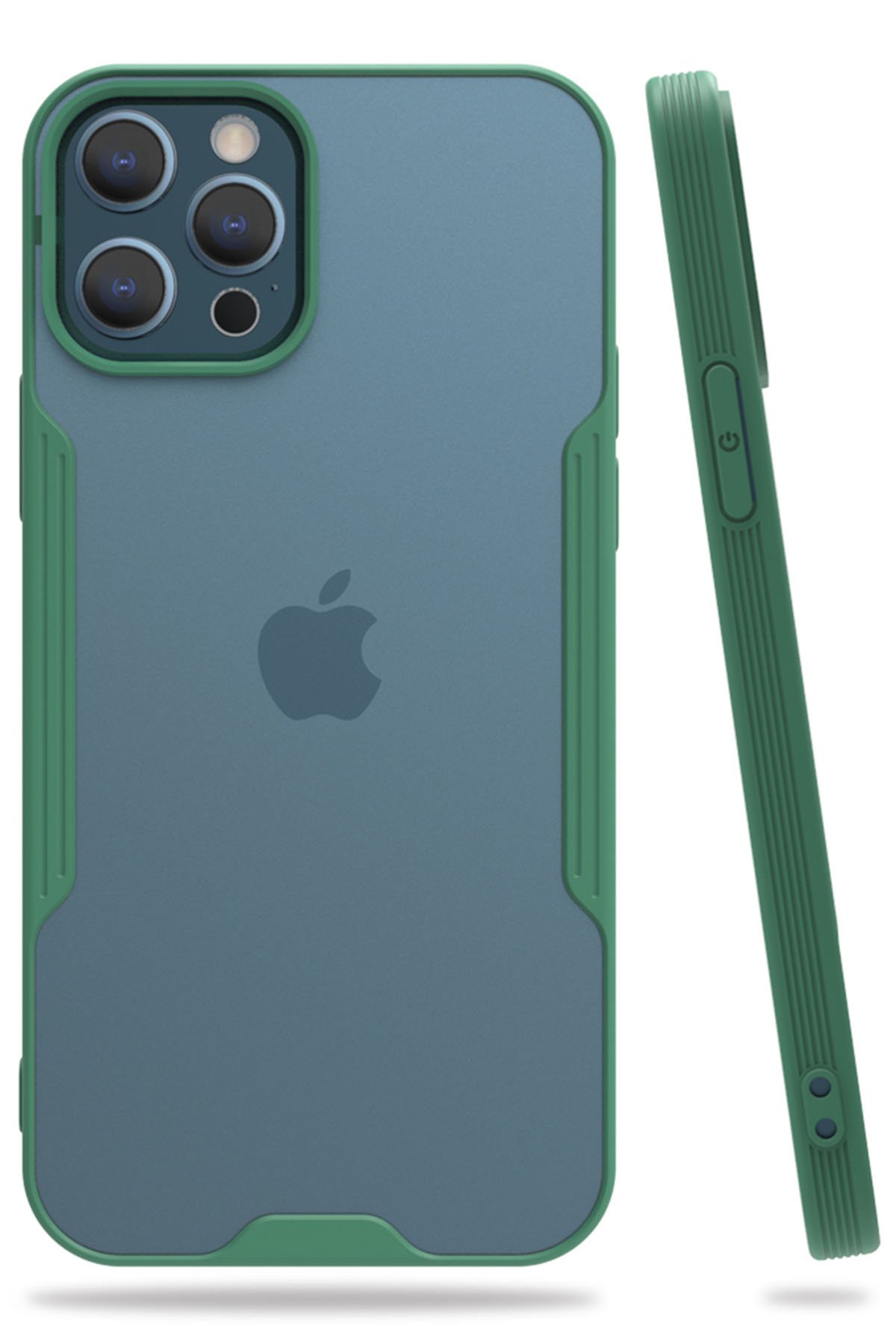  iPhone 12 Pro Kılıf Platin Silikon - Yeşil