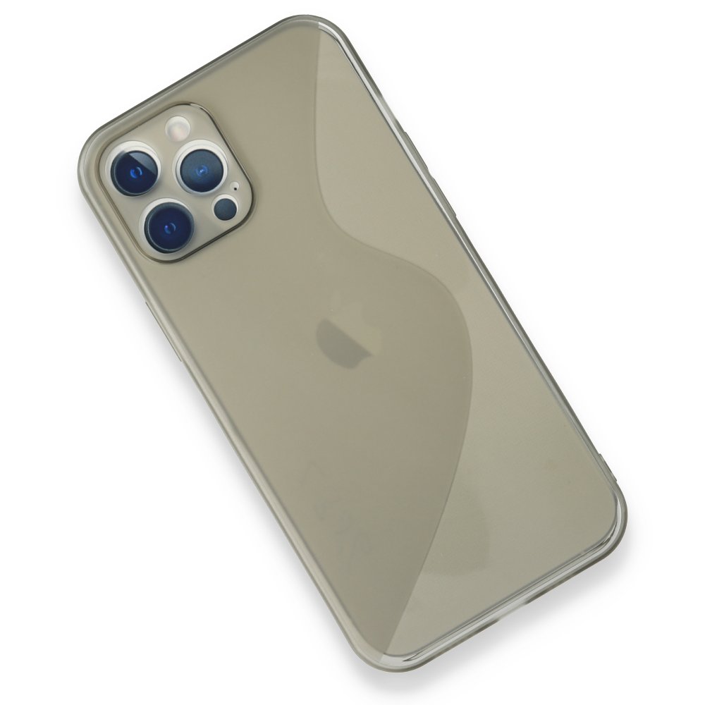  iPhone 12 Pro Kılıf S Silikon - Gri