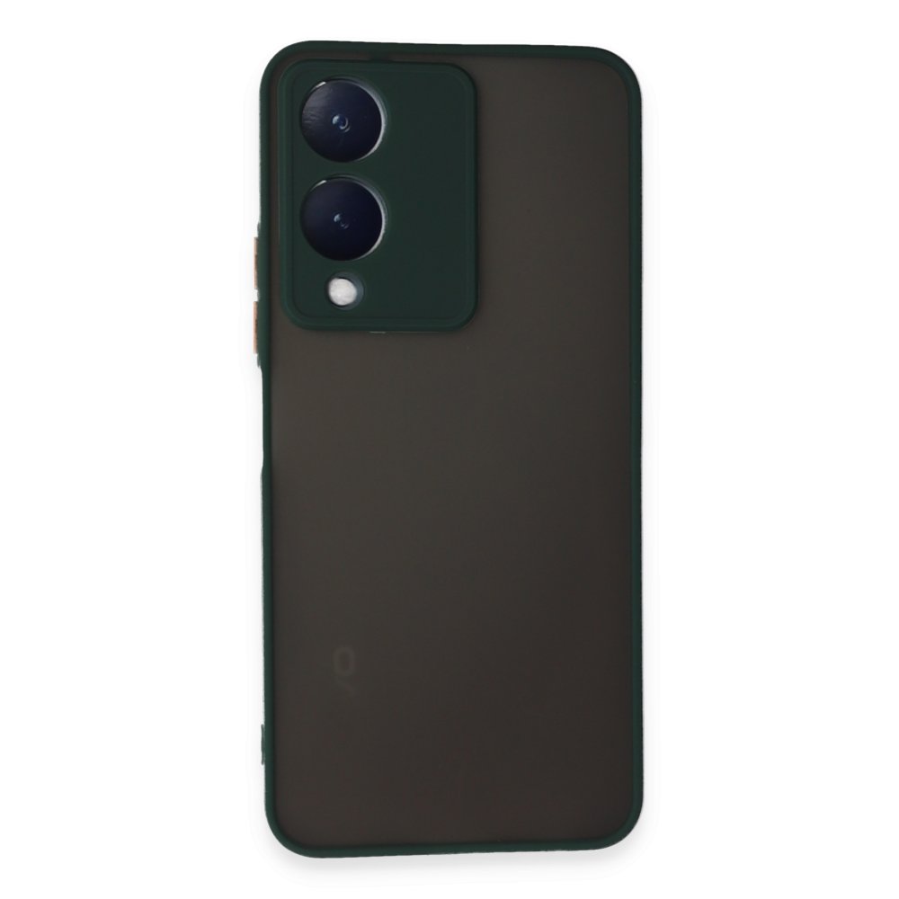 Vivo Y17S Kılıf Montreal Silikon Kapak - Yeşil Vivo Y17S Kılıf Montreal Silikon Kapak - Yeşil