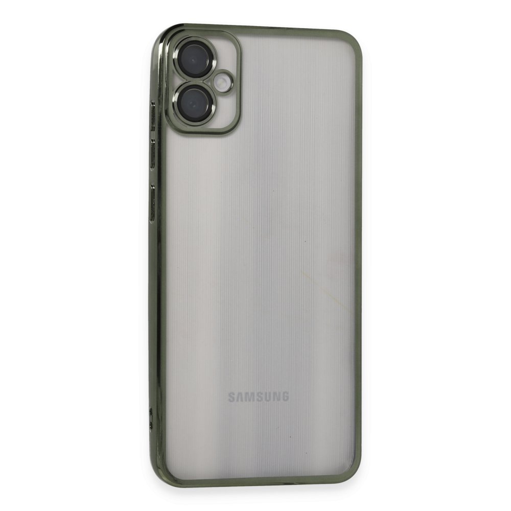Samsung Galaxy A05 Kılıf Razer Lensli Silikon - Yeşil Samsung Galaxy A05 Kılıf Razer Lensli Silikon - Yeşil