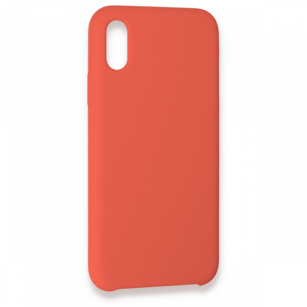  iPhone X Kılıf Lansman Legant Silikon - Turuncu