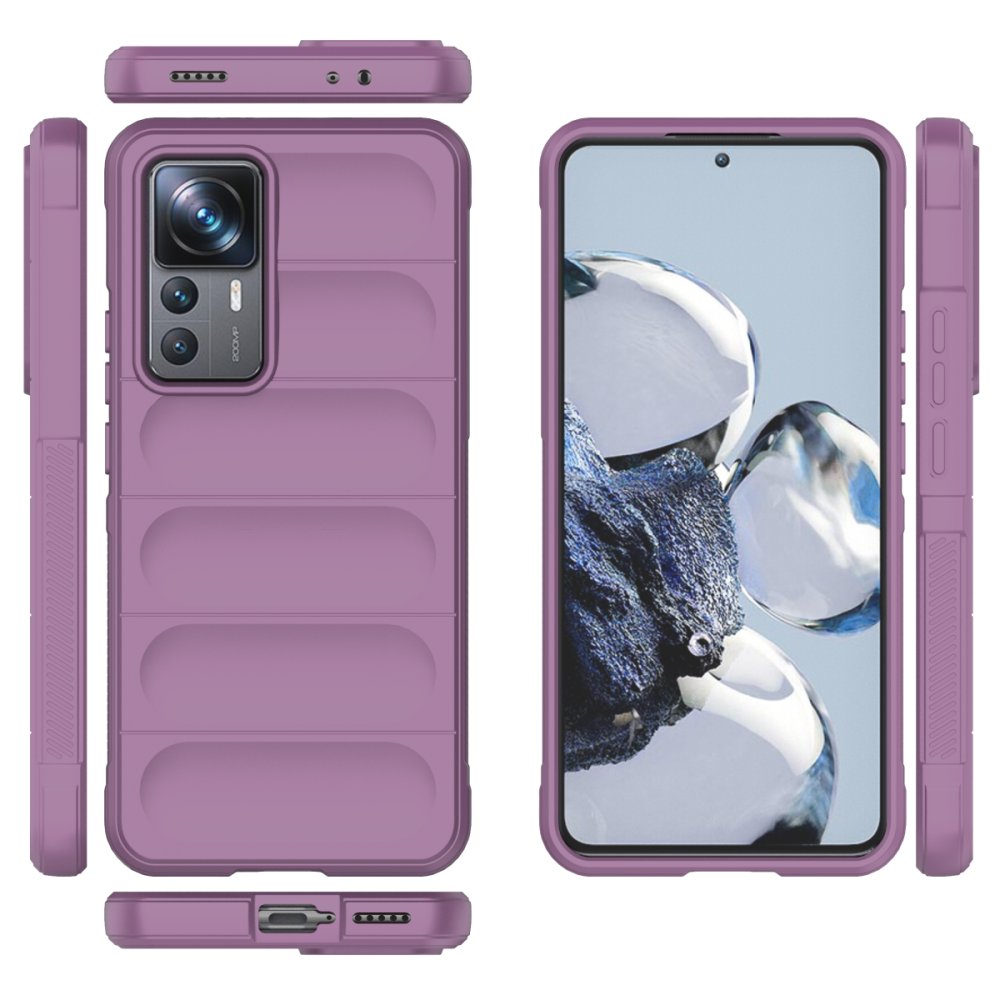 Xiaomi Mi 12T Pro Kılıf Optimum Silikon - Mor  Xiaomi Mi 12T Pro Kılıf Optimum Silikon - Mor