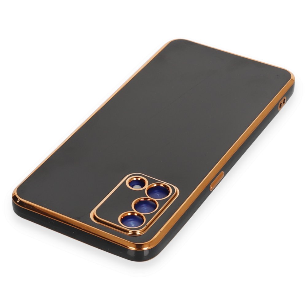 Oppo A74 4G Kılıf Volet Silikon - Siyah  Oppo A74 4G Kılıf Volet Silikon - Siyah