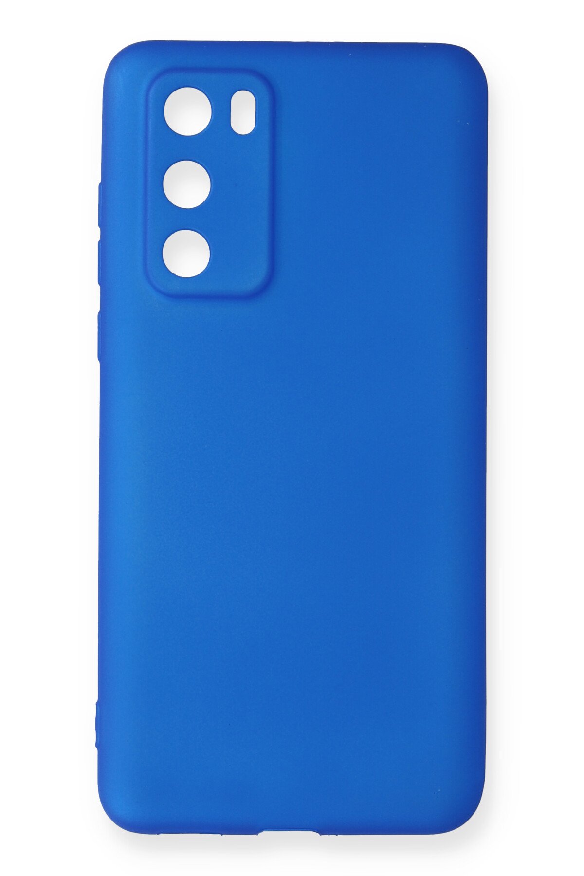 Huawei P40 Kılıf First Silikon - Mavi  Huawei P40 Kılıf First Silikon - Mavi