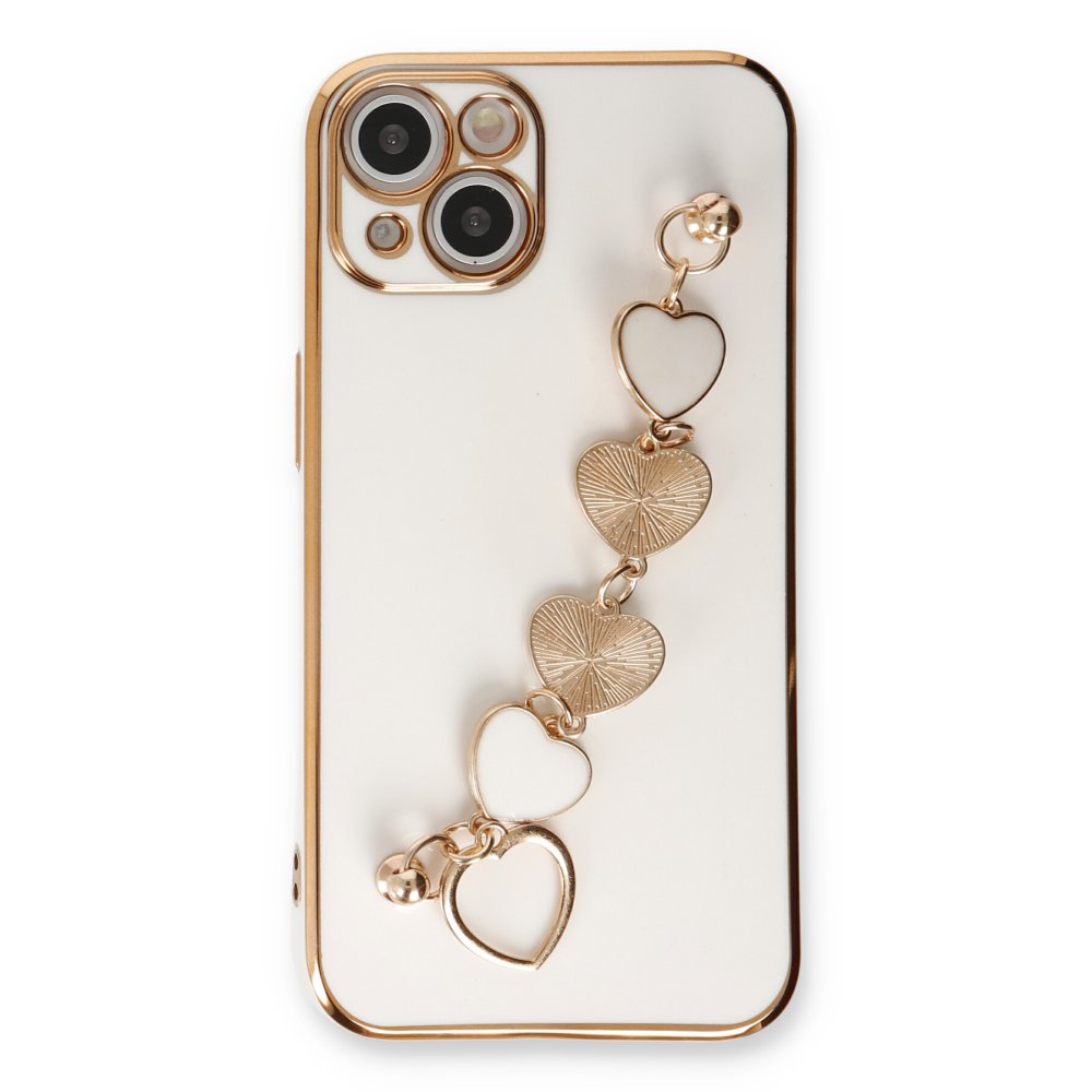 iPhone 14 Kılıf Esila Silikon - Beyaz iPhone 14 Kılıf Esila Silikon - Beyaz