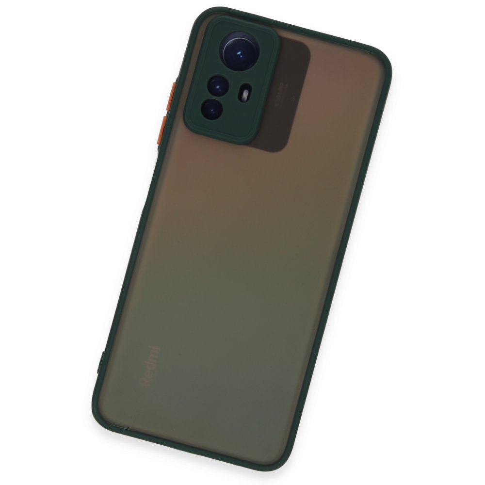 Redmi Note 12S Kılıf Montreal Silikon Kapak - Yeşil Redmi Note 12S Kılıf Montreal Silikon Kapak - Yeşil