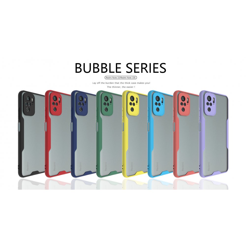 Redmi Note 10S Kılıf Platin Silikon - Yeşil