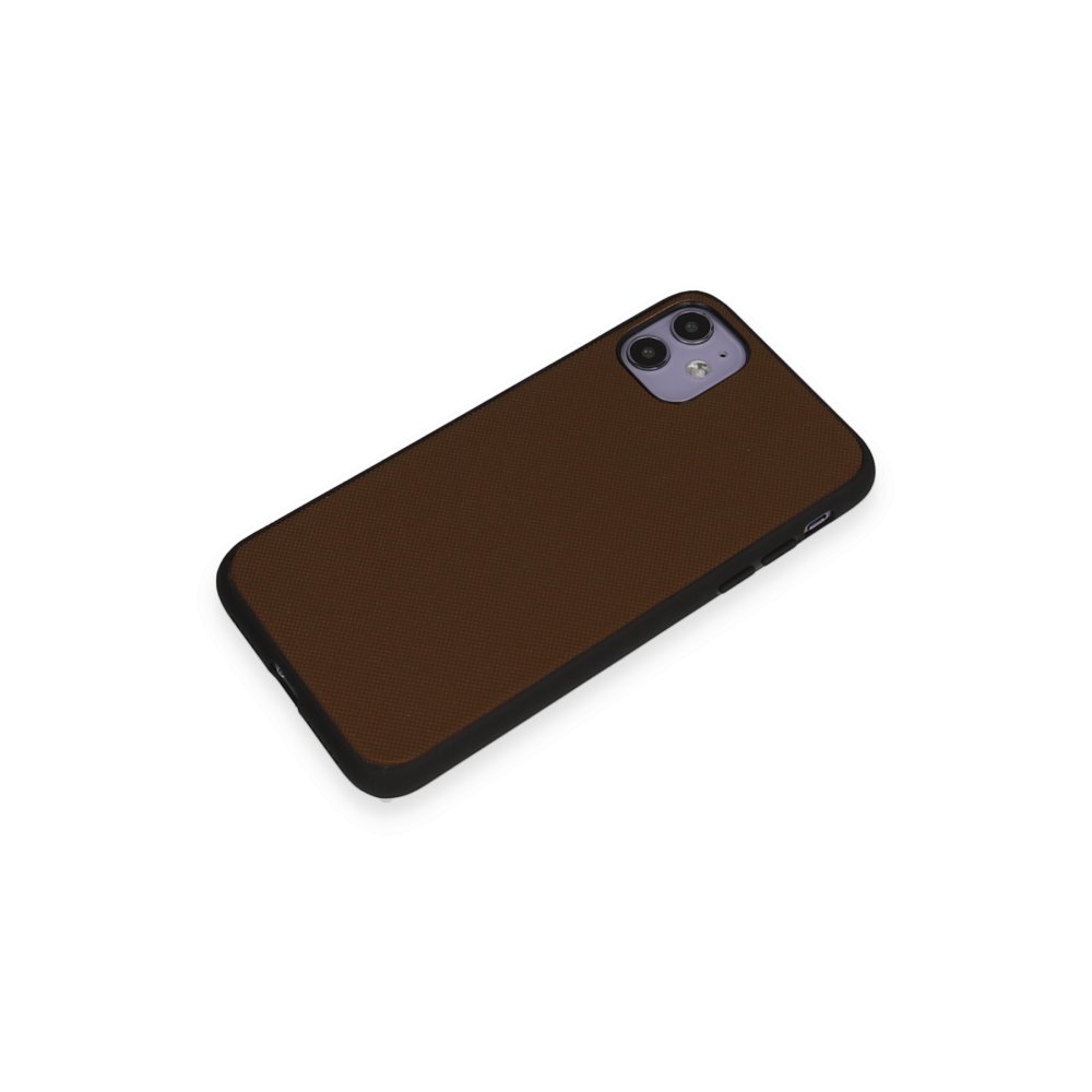  iPhone 11 Kılıf Taft Kapak - Kahverengi