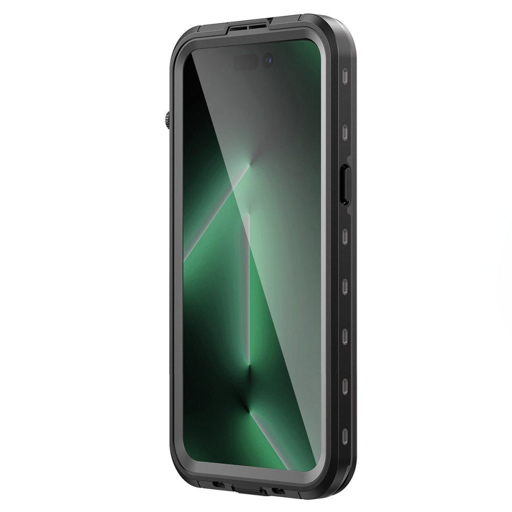 iPhone 14 Pro Max Kılıf Red Pepper Magneticsafe Su Geçirmez Kılıf - Siyah-Gri iPhone 14 Pro Max Kılıf Red Pepper Magneticsafe Su Geçirmez Kılıf - Siyah-Gri