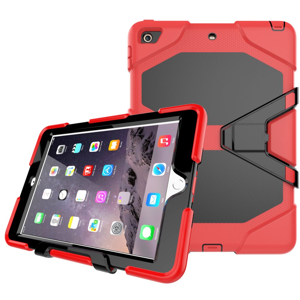  iPad 9.7 (2017) Kılıf Griffin Tablet Kapak - Kırmızı