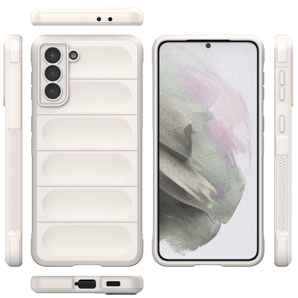  Samsung Galaxy S22 Plus Kılıf Optimum Silikon - Krem