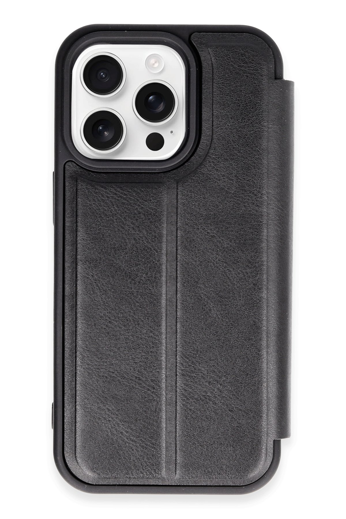  iPhone 14 Pro Max Kılıf Flip Cover - Siyah