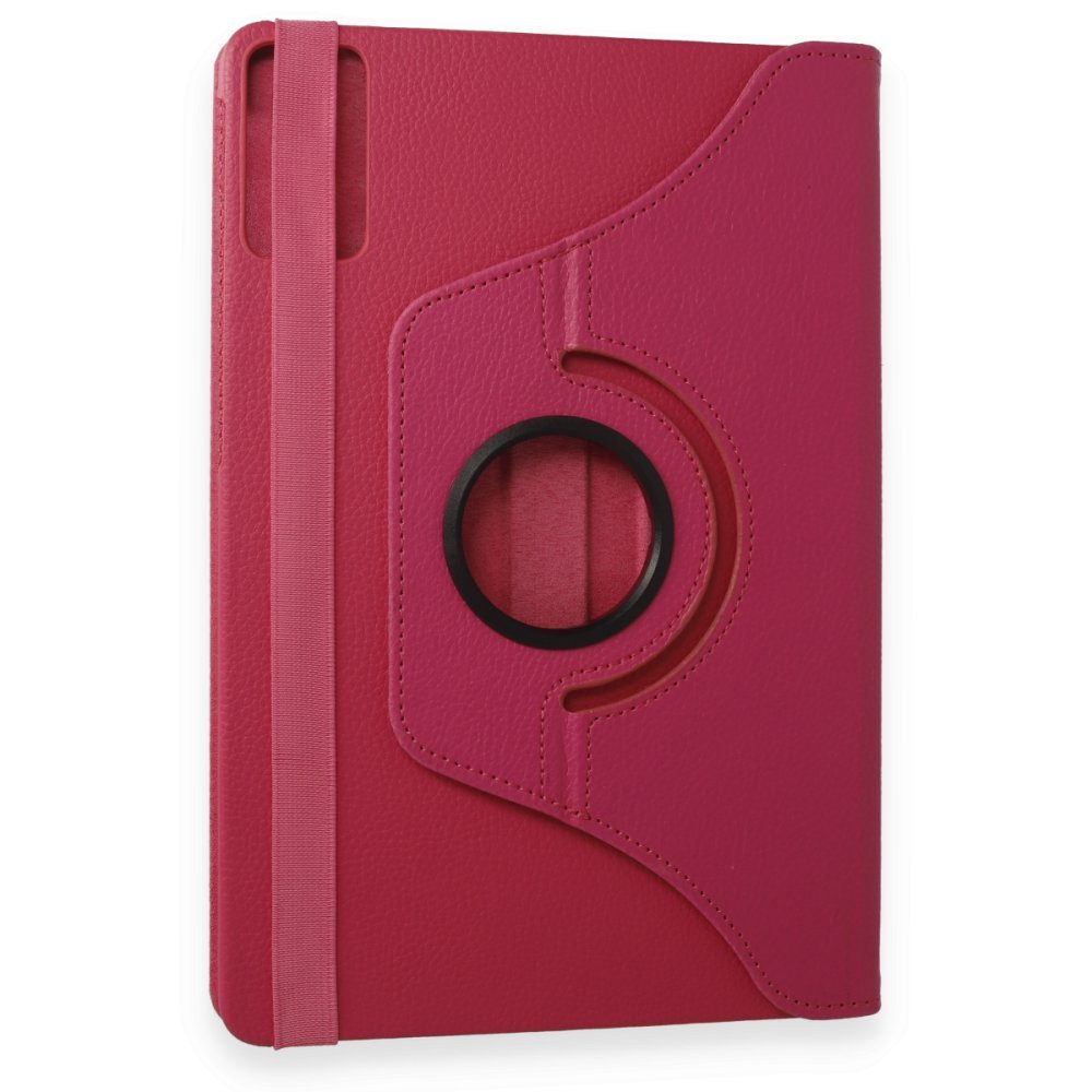 Redmi Pad SE 4G Kılıf 360 Tablet Deri Kılıf - Pembe