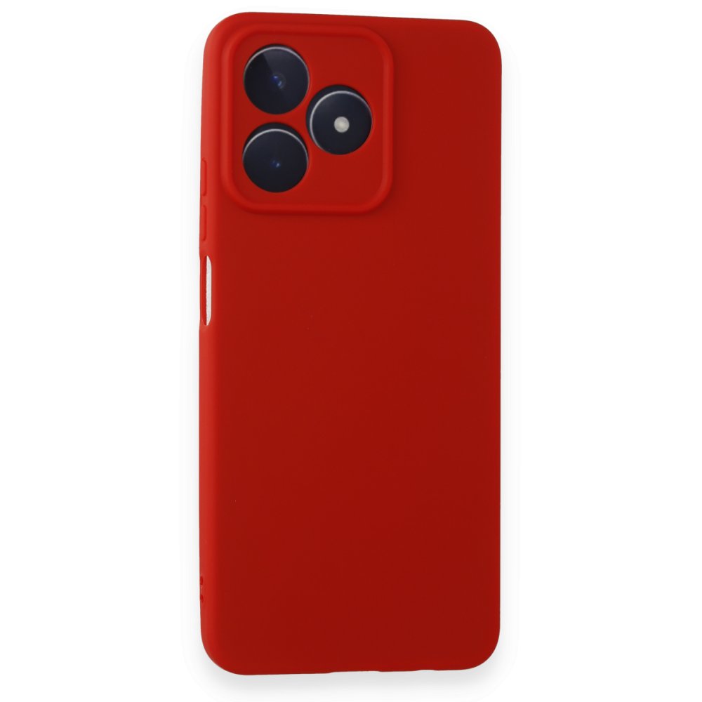 Realme C53 Kılıf First Silikon - Kırmızı Realme C53 Kılıf First Silikon - Kırmızı