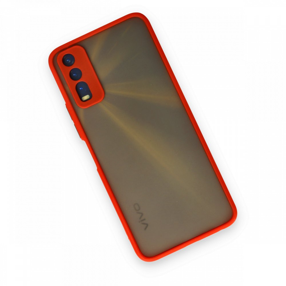  Vivo Y11S Kılıf Montreal Silikon Kapak - Kırmızı