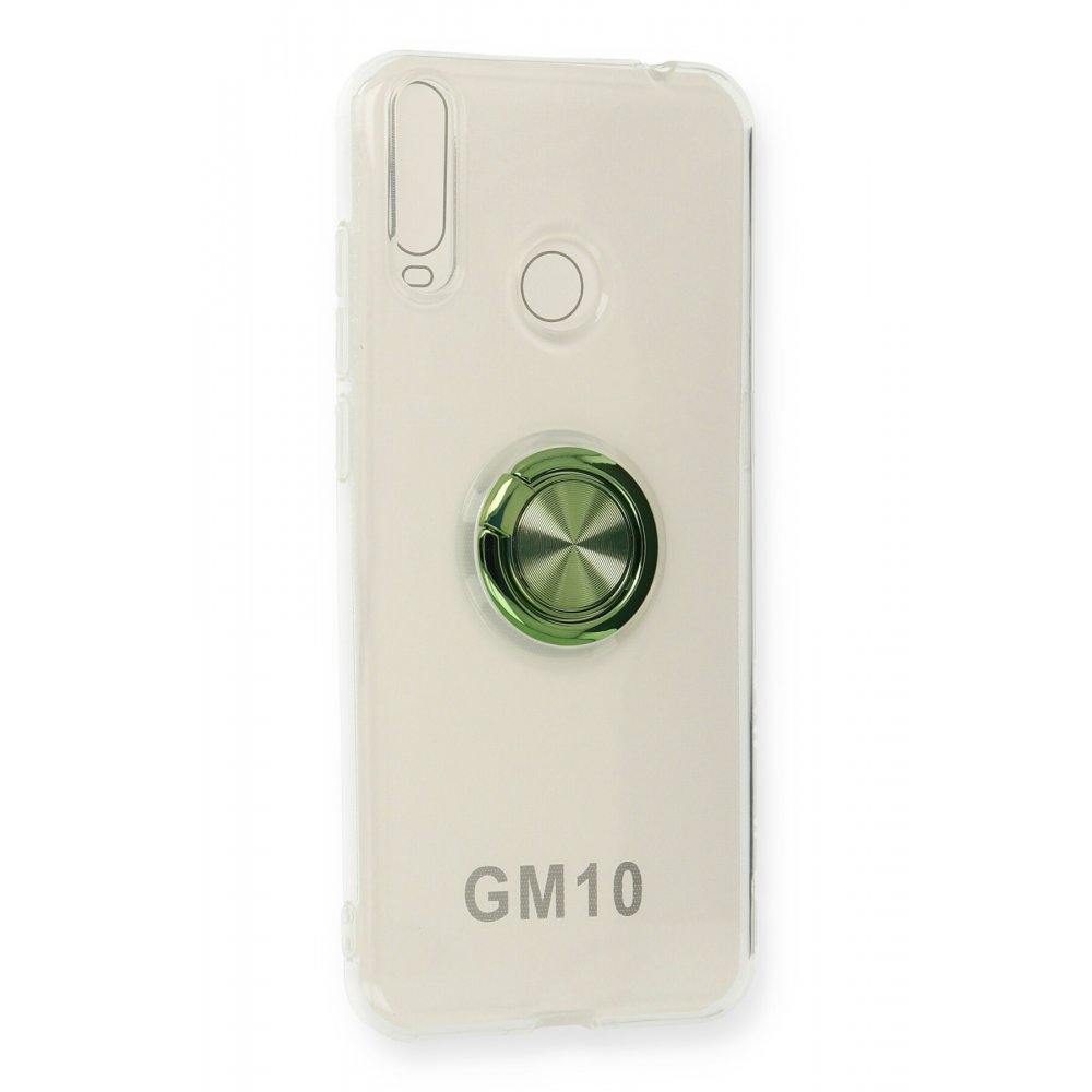  General Mobile GM 10 Kılıf Gros Yüzüklü Silikon - Yeşil