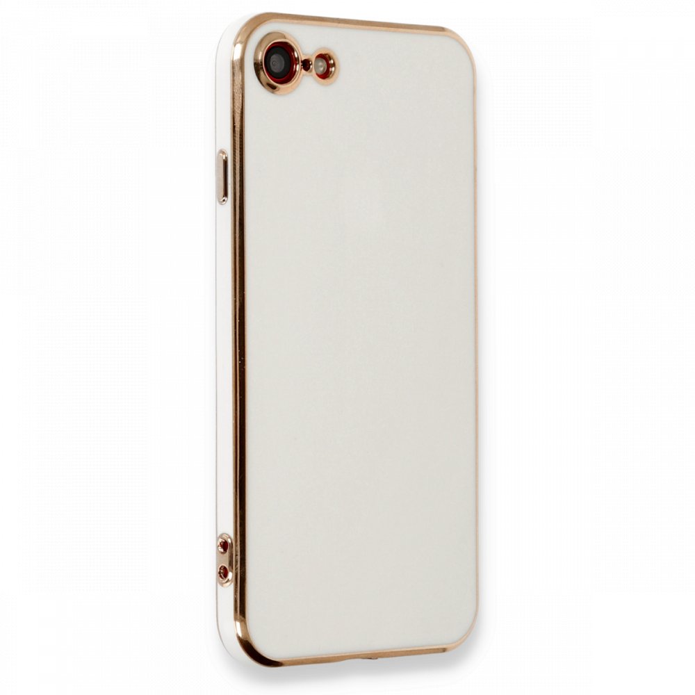 iPhone 8 Kılıf Volet Silikon - Beyaz iPhone 8 Kılıf Volet Silikon - Beyaz