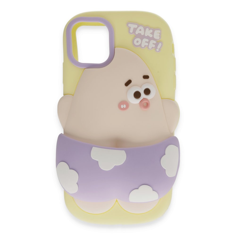  iPhone 12 Kılıf Poky Karakter Silikon Kapak - Desen 5