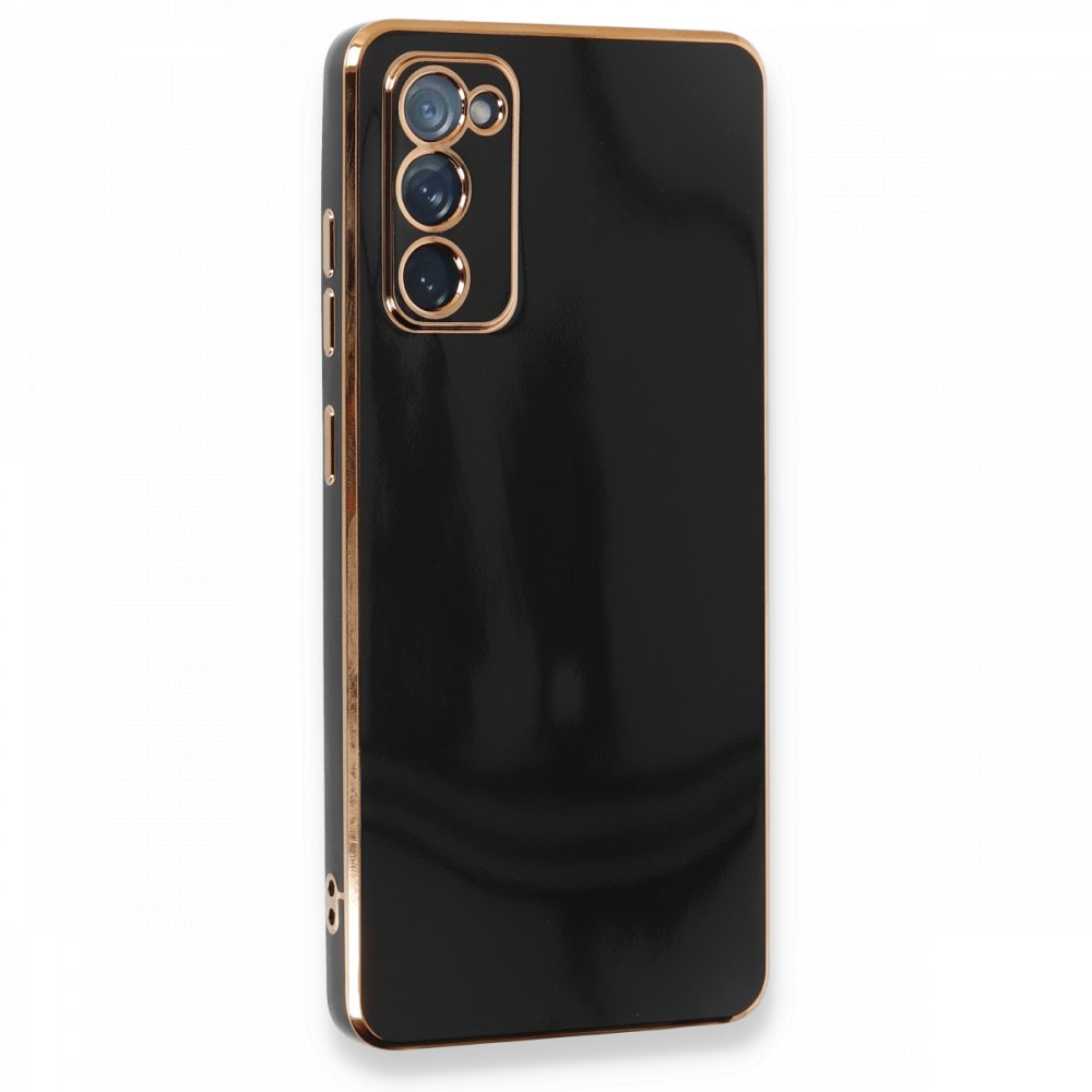  Samsung Galaxy S20 FE Kılıf Volet Silikon - Siyah