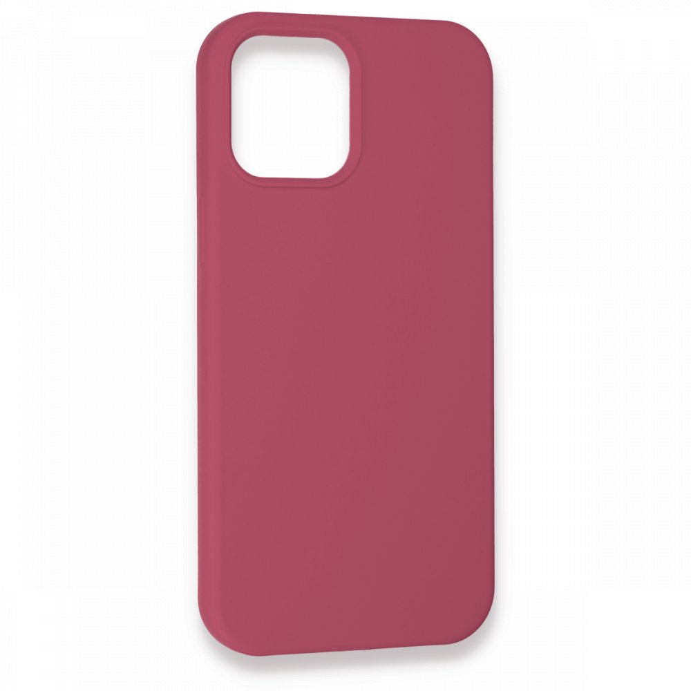  iPhone 12 Pro Kılıf Lansman Legant Silikon - Fuşya