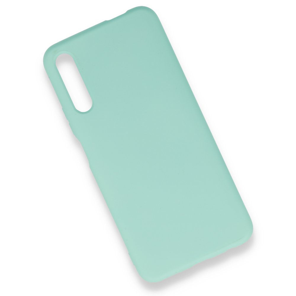 Huawei P Smart Pro / Y9S Kılıf Nano içi Kadife Silikon - Turkuaz  Huawei P Smart Pro / Y9S Kılıf Nano içi Kadife Silikon - Turkuaz