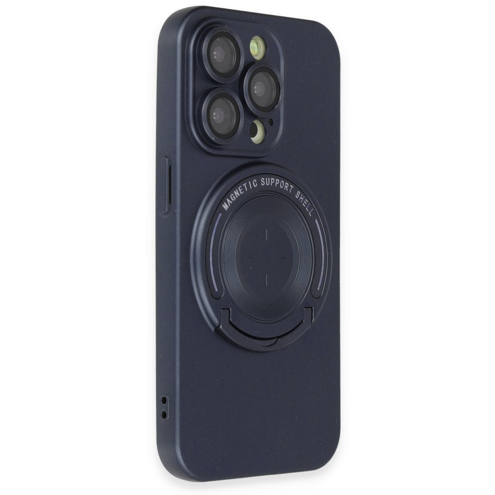  iPhone 13 Pro Kılıf Lukka Magneticsafe Kapak - Lacivert