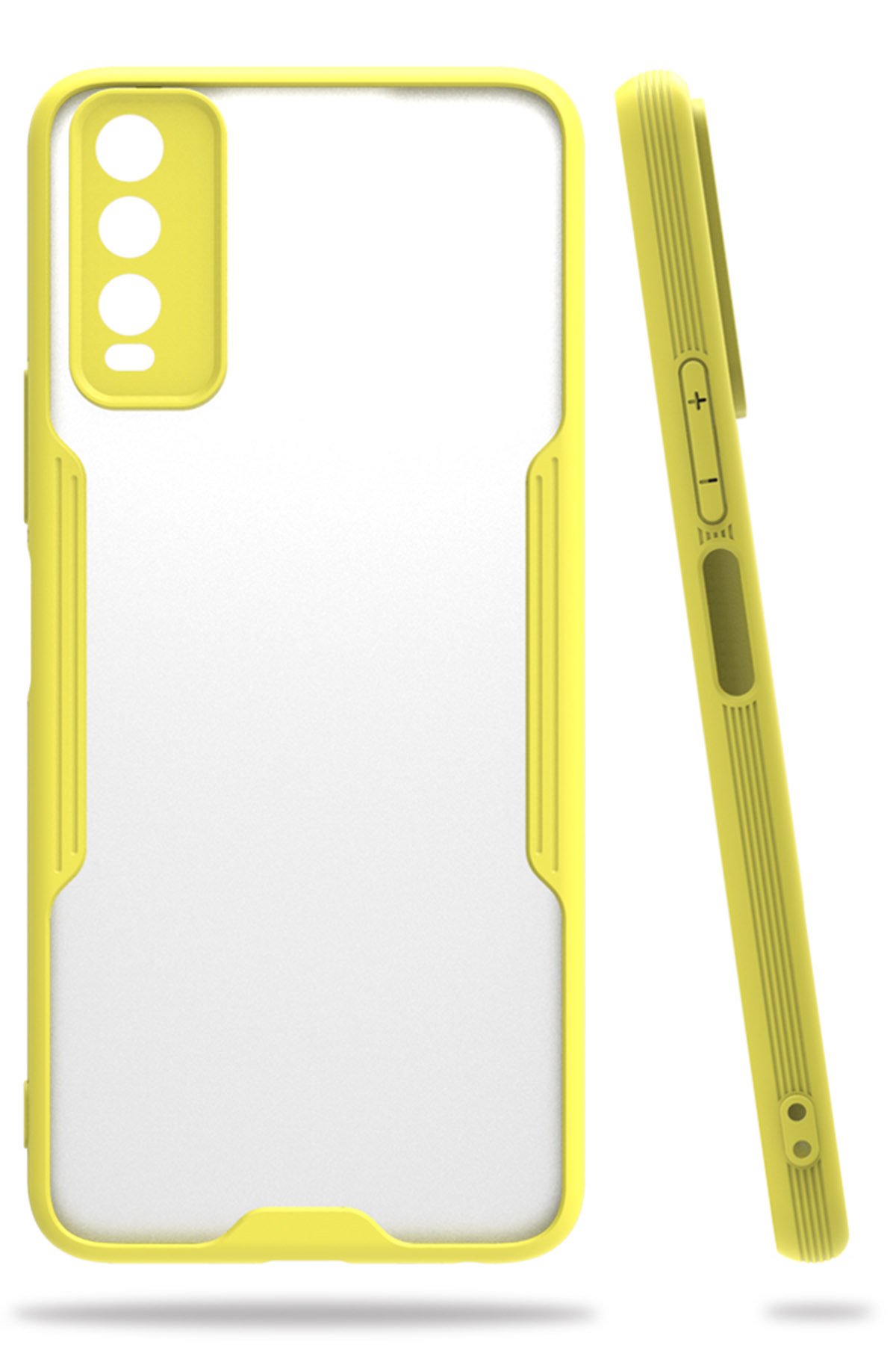  Vivo Y11S Kılıf Platin Silikon - Sarı