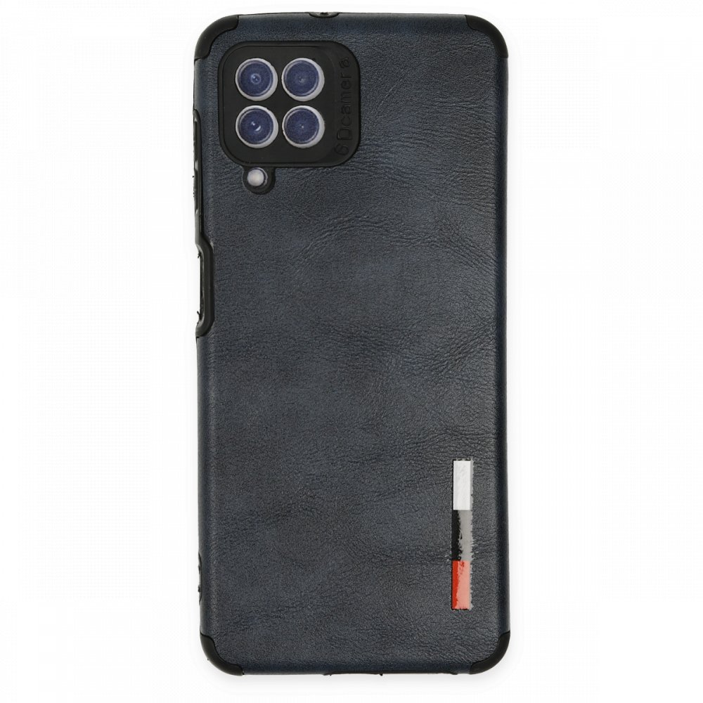  Samsung Galaxy M32 Kılıf Loop Deri Silikon - Lacivert
