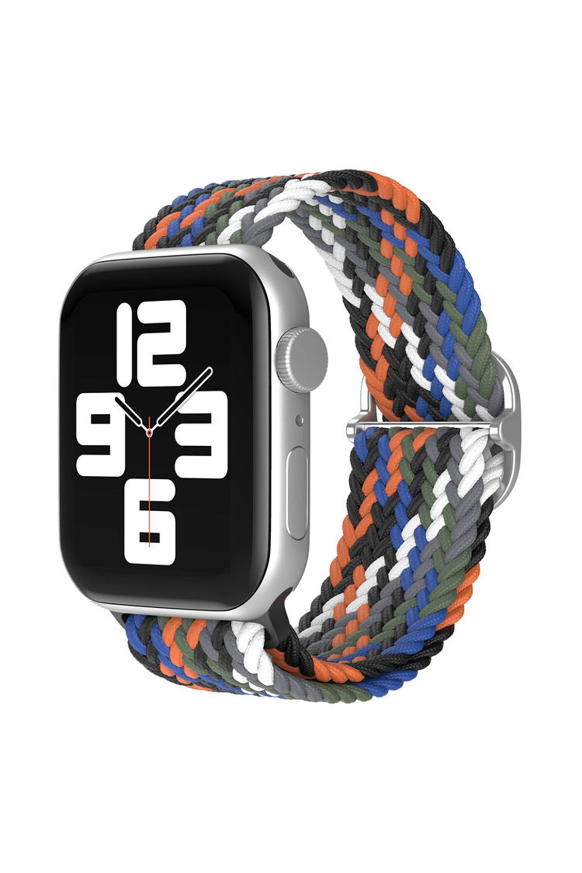  Apple Watch Ultra 49mm Star Kordon - Gri-Turuncu