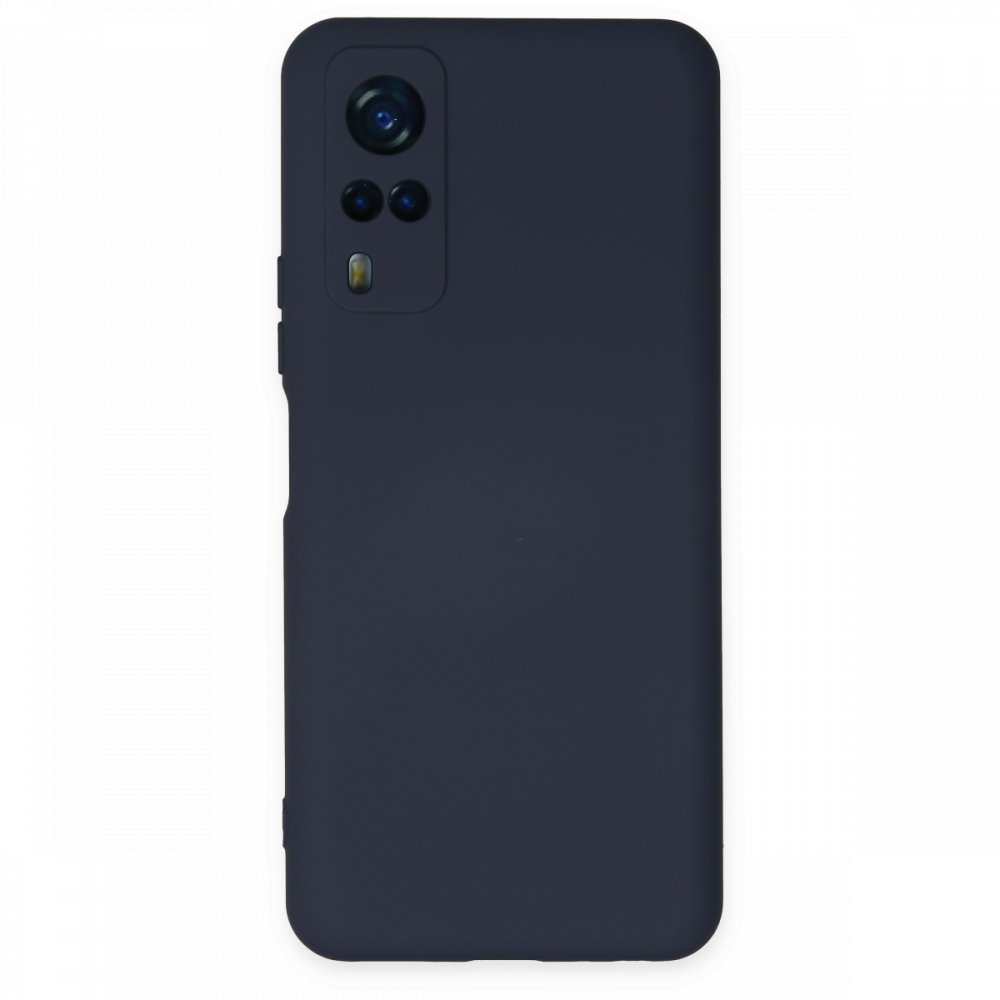  Vivo Y51 Kılıf Nano içi Kadife Silikon - Lacivert