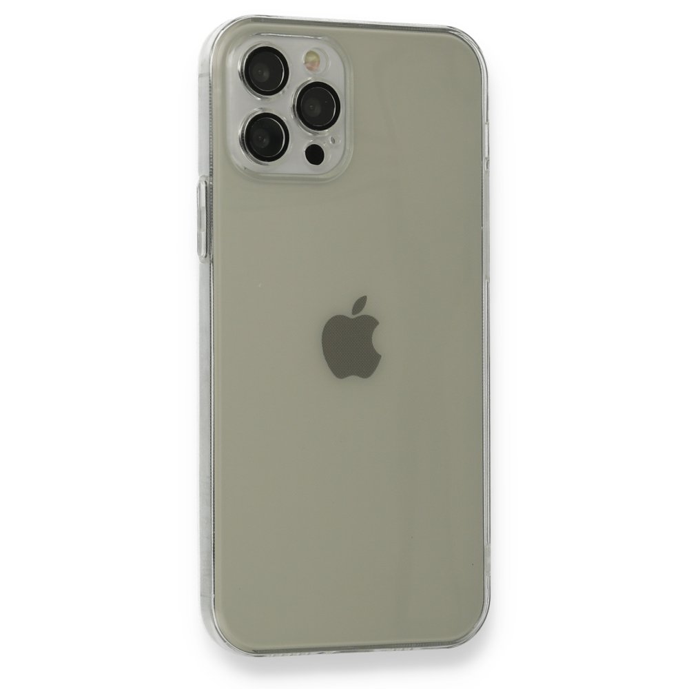  iPhone 12 Pro Kılıf Fly Lens Silikon - Şeffaf