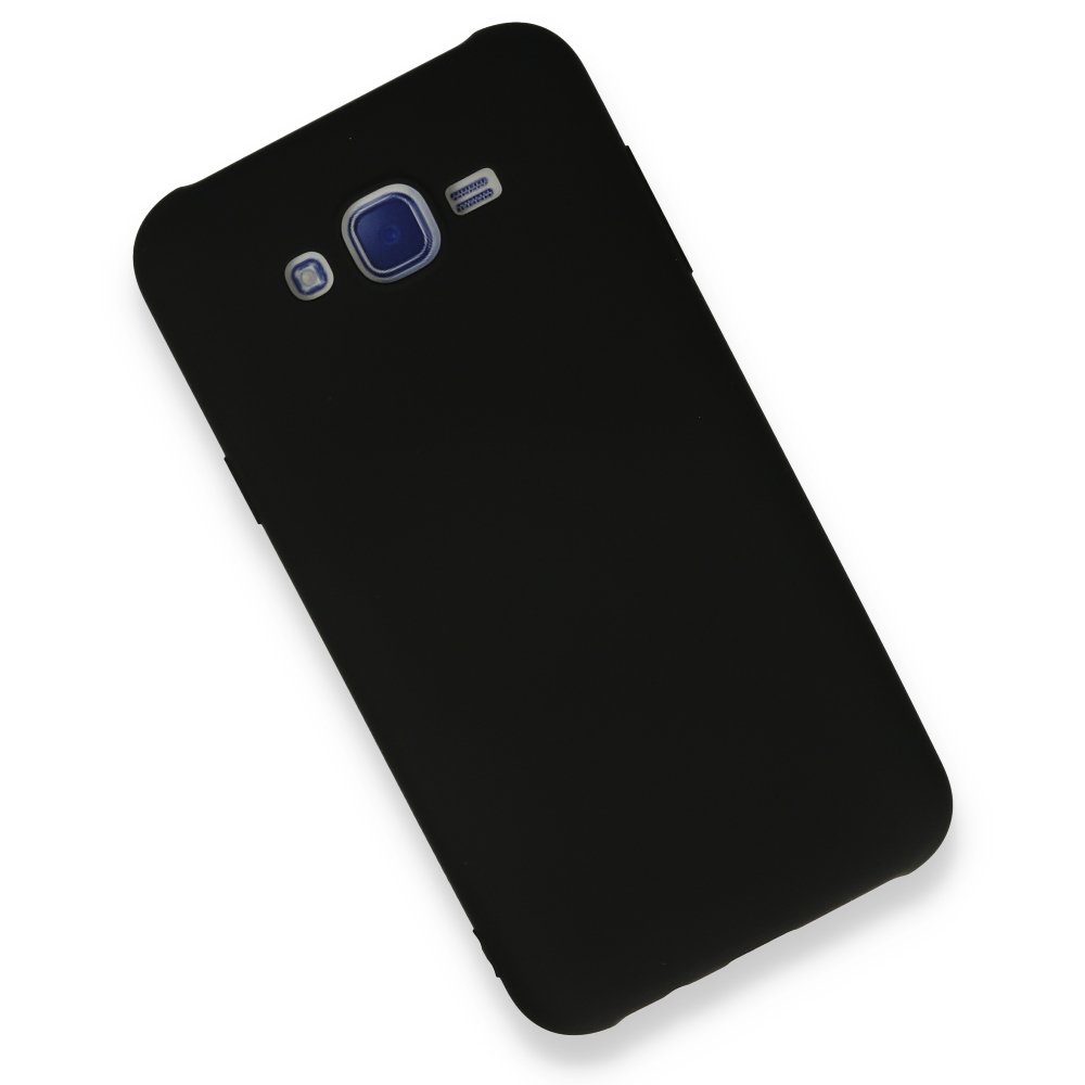  Samsung Galaxy J7 Kılıf Nano içi Kadife Silikon - Siyah