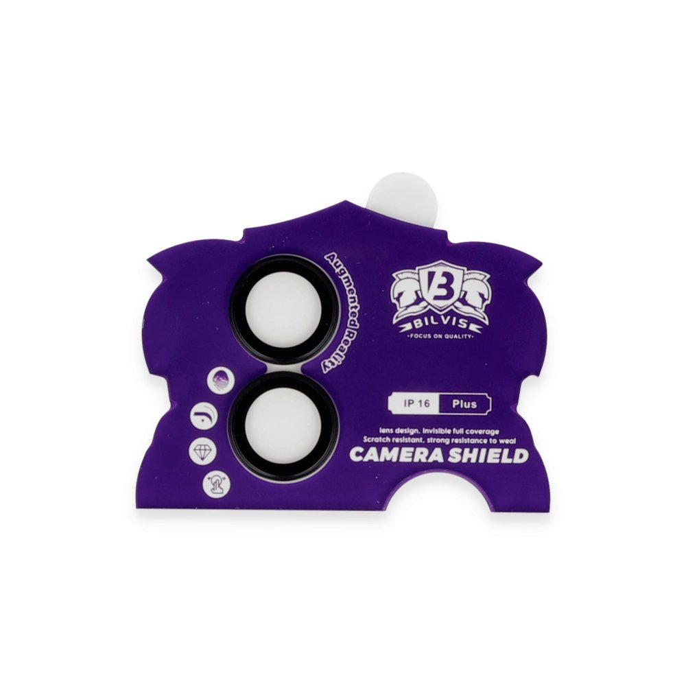  iPhone 16 Plus Bilvis Titan Kamera Lens - Siyah