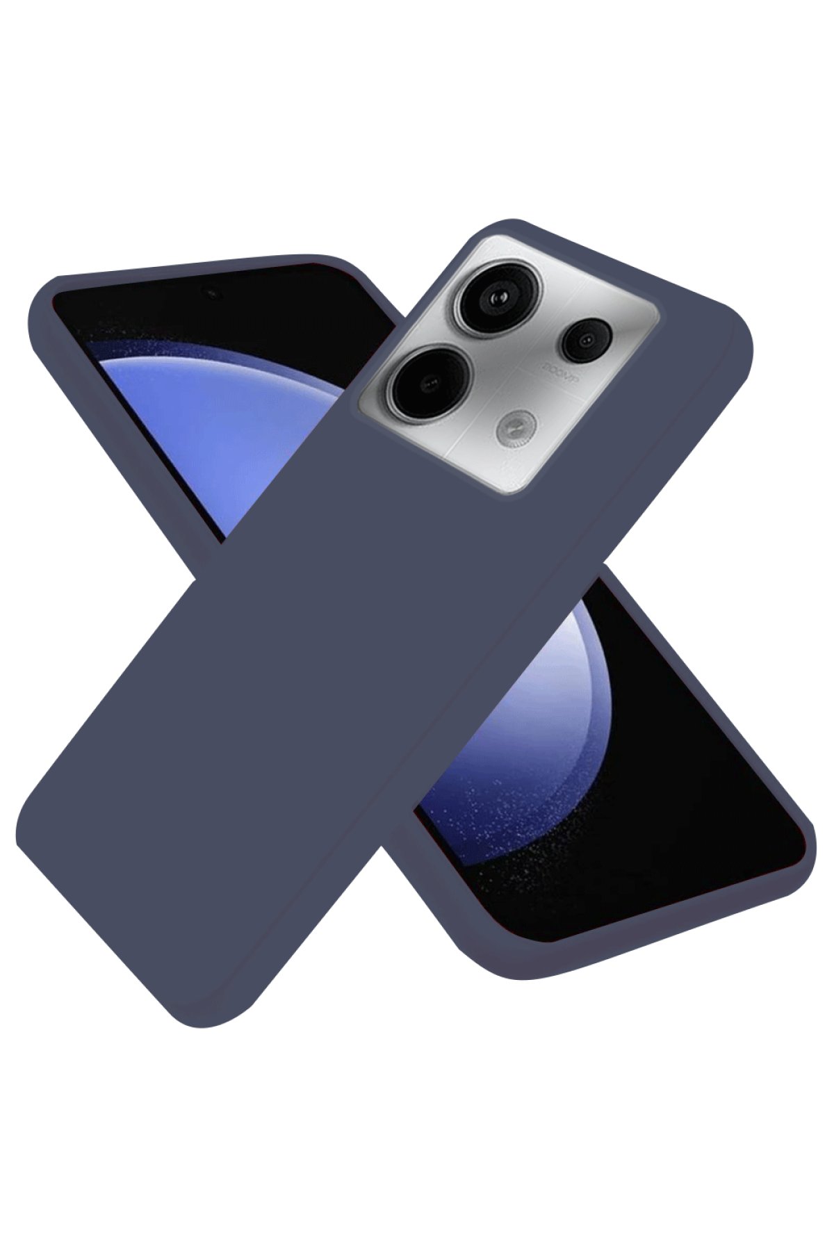 Redmi Note 13 Pro 4G Kılıf First Silikon - Lacivert