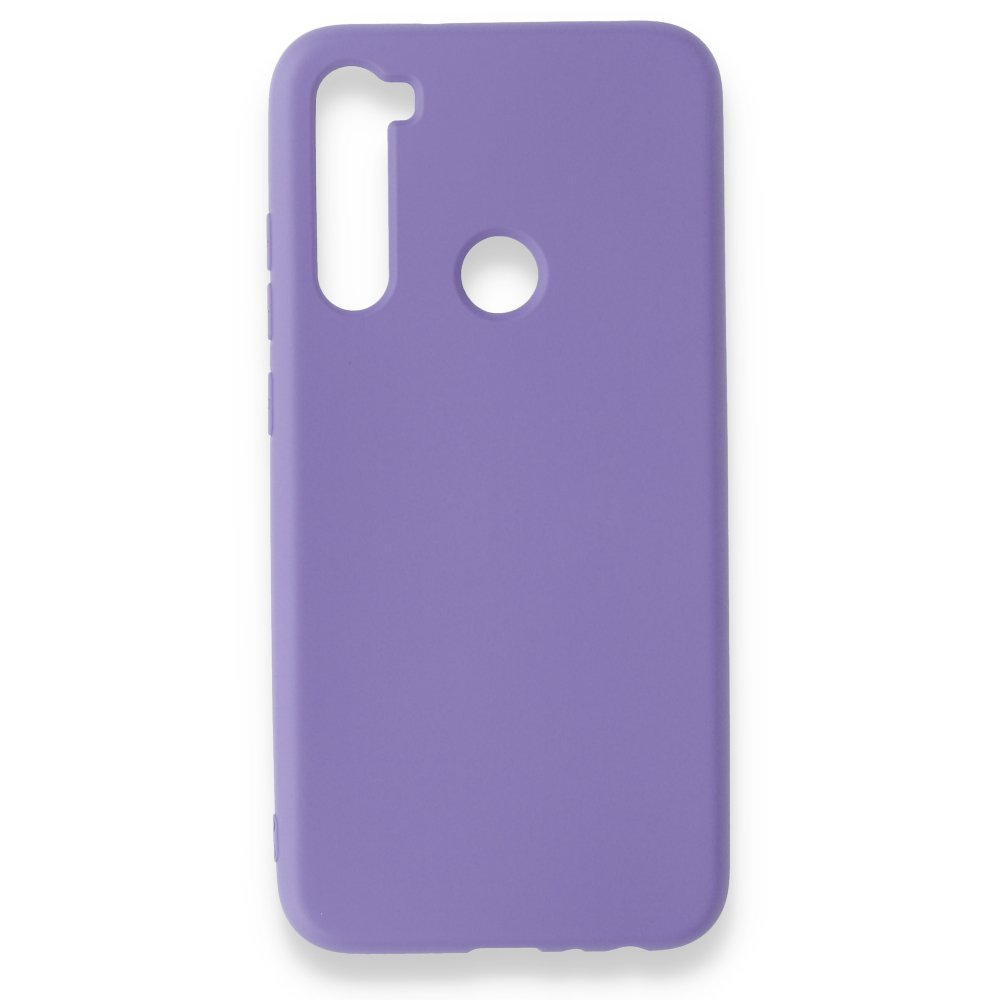 Redmi Note 8 Kılıf Nano içi Kadife Silikon - Lila