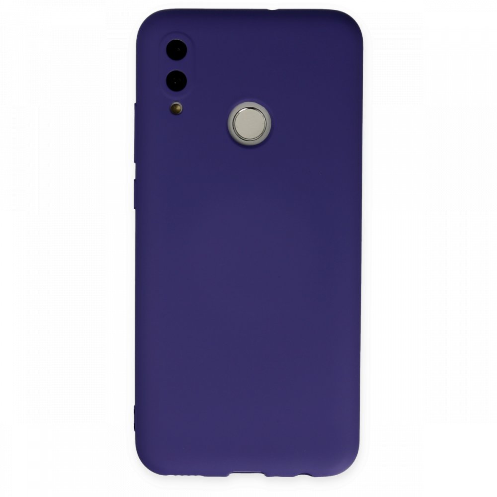 Huawei P Smart 2019 Kılıf Nano içi Kadife Silikon - Mor  Huawei P Smart 2019 Kılıf Nano içi Kadife Silikon - Mor