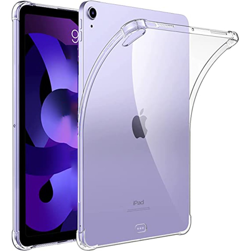 iPad 5 Air 9.7 Kılıf Anti Şeffaf Tablet Silikon - Şeffaf