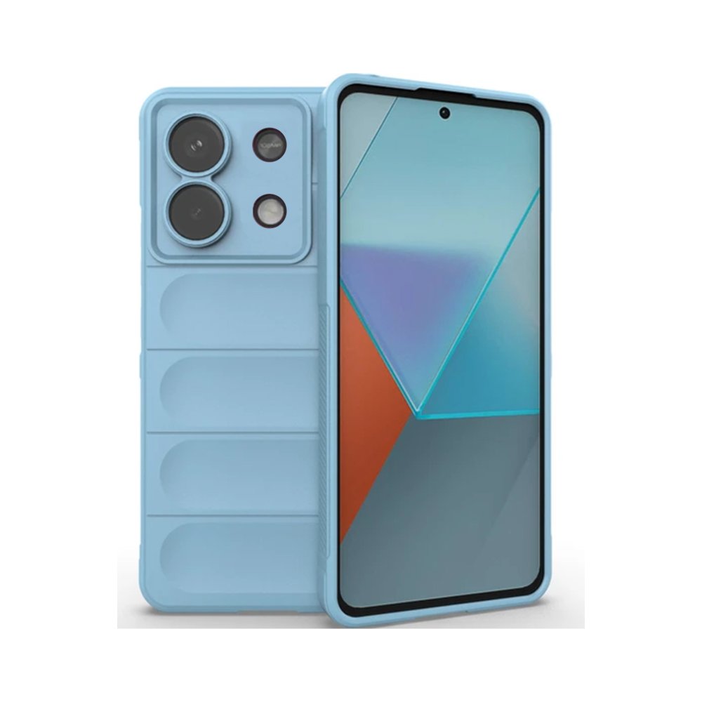 Redmi Note 13 Pro 5G Kılıf Optimum Silikon - Sky Blue Redmi Note 13 Pro 5G Kılıf Optimum Silikon - Sky Blue