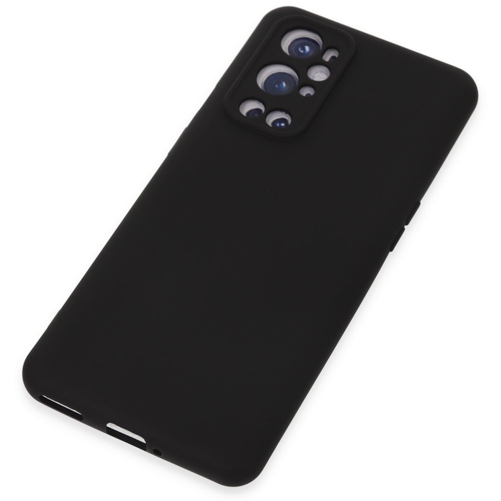  One Plus 9 Pro Kılıf Nano içi Kadife Silikon - Siyah