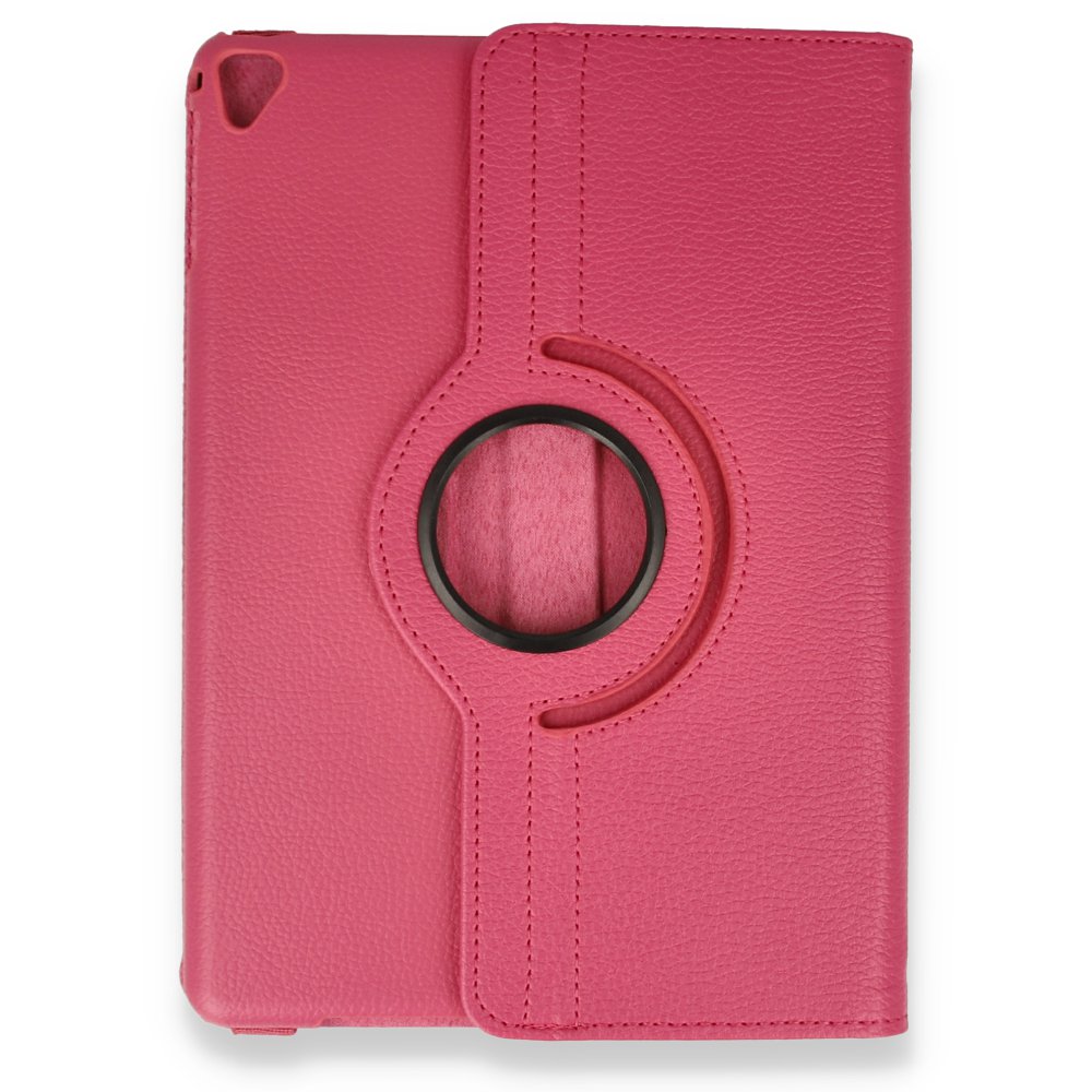  iPad 5 Air 9.7 Kılıf 360 Tablet Deri Kılıf - Pembe