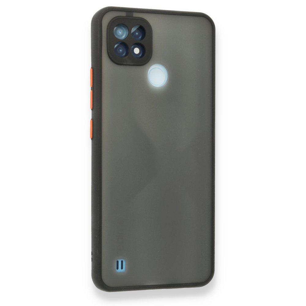 Realme C21 Kılıf Montreal Silikon Kapak - Siyah Realme C21 Kılıf Montreal Silikon Kapak - Siyah