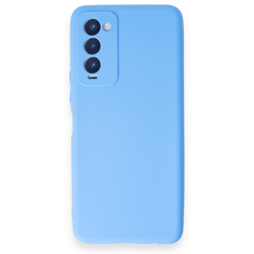  Tecno Camon 18T Kılıf First Silikon - Mavi