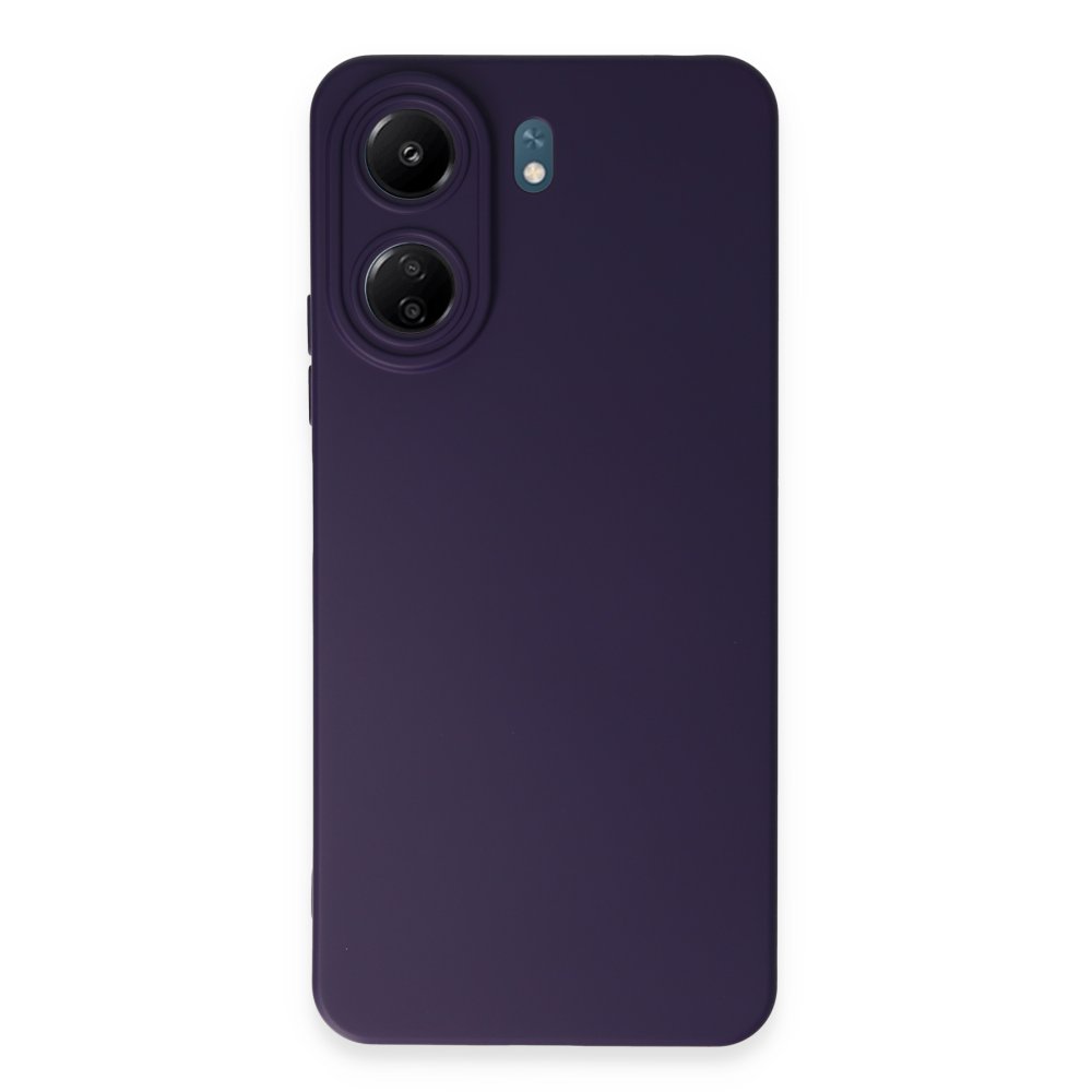  Xiaomi Poco C65 Kılıf Nano içi Kadife Silikon - Mor