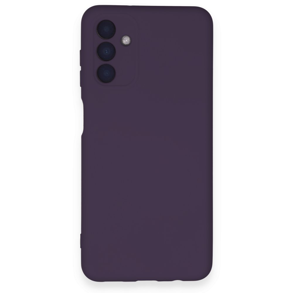  Samsung Galaxy A14 4G Kılıf Nano içi Kadife Silikon - Mor