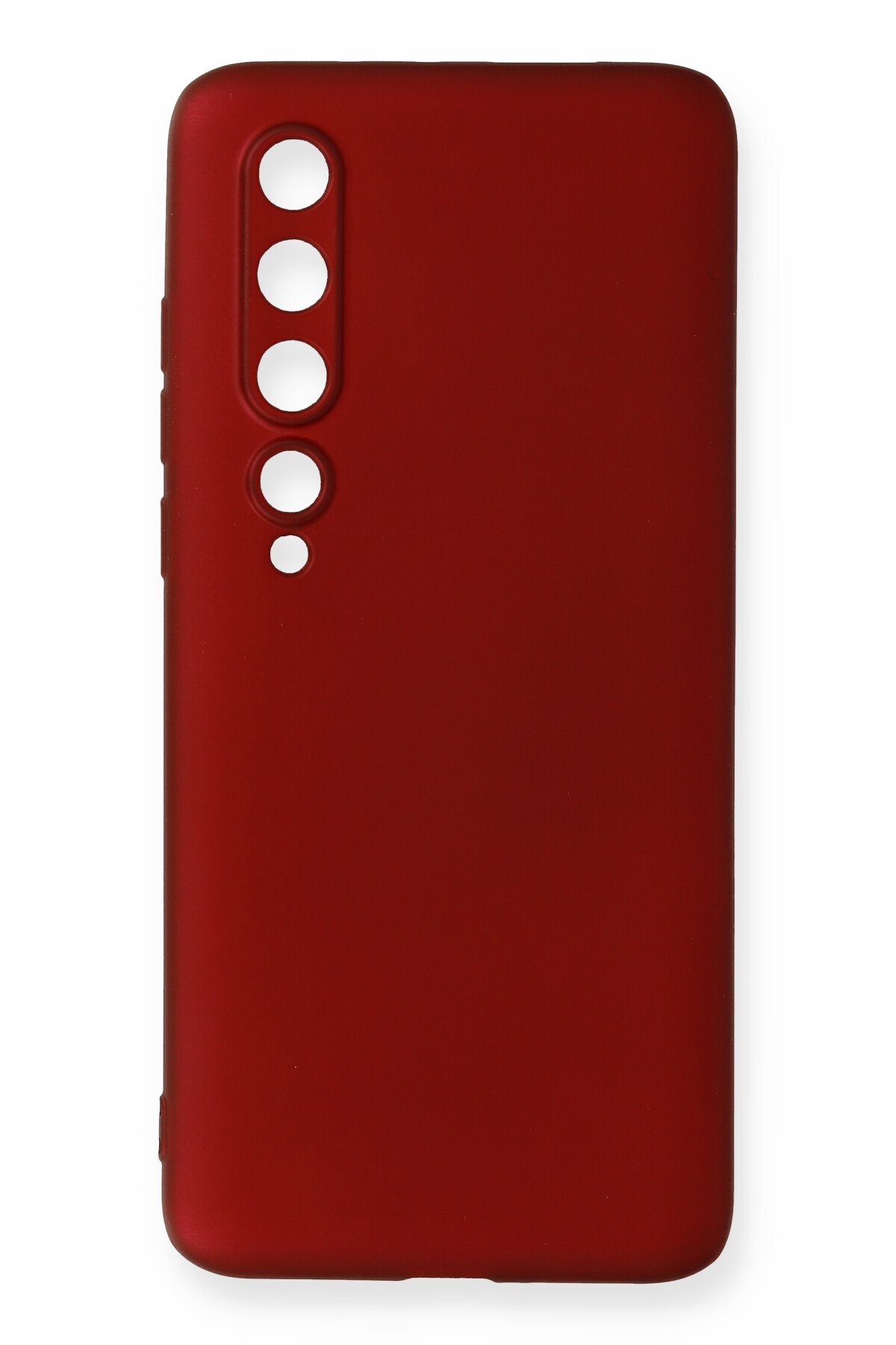 Xiaomi Mi 10 Kılıf First Silikon - Bordo Xiaomi Mi 10 Kılıf First Silikon - Bordo