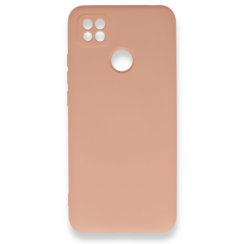 Redmi 9C Kılıf Nano içi Kadife Silikon - Pudra